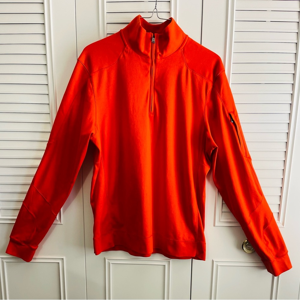 🩵🩷Ralph Lauren Black Label Women Active Top Blouse Shirt Size L  Orange
